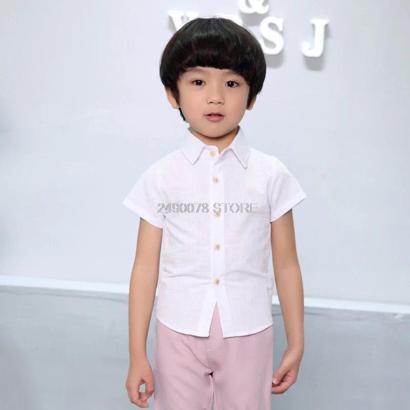 Boys Blouses Dress Shirts boys long sleeve Children Shirt Baby Kids Wedding Clothes Boys Formal Dress Shirts Boys Tops