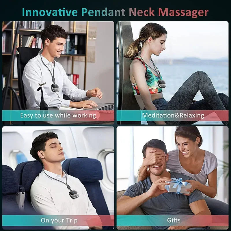 Xiaomi Youpin Smart Hanging Neck Massager Cervical Spine Back Massage Relax Relief Portable Hot Compress Neck Shoulder Protector