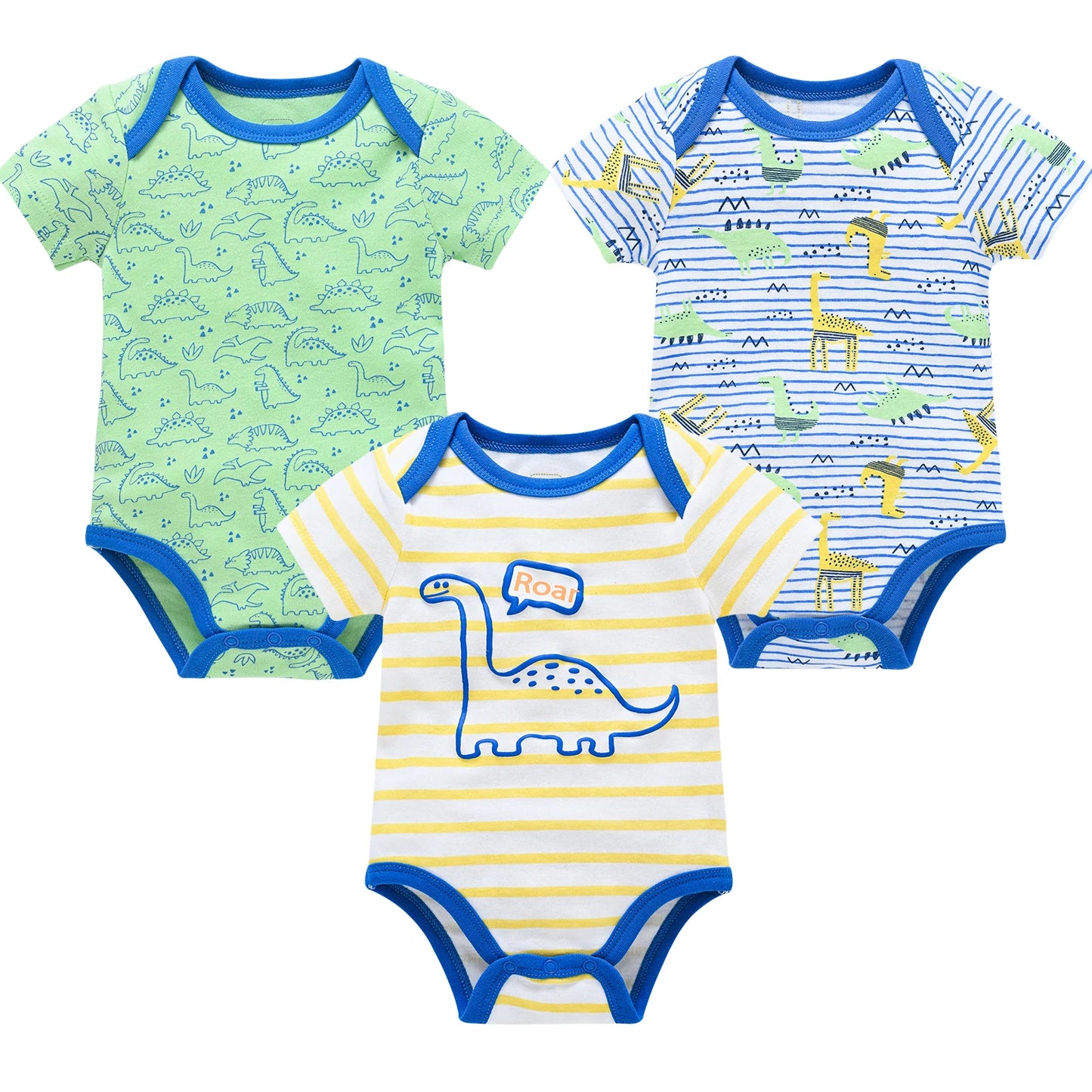 3/6 pcs a lot Baby Girls Clothes pour nouveaux Cotton Short Sleeve Girl Bodysuit 0-12 Months Newborn Boys Clothing Toddler