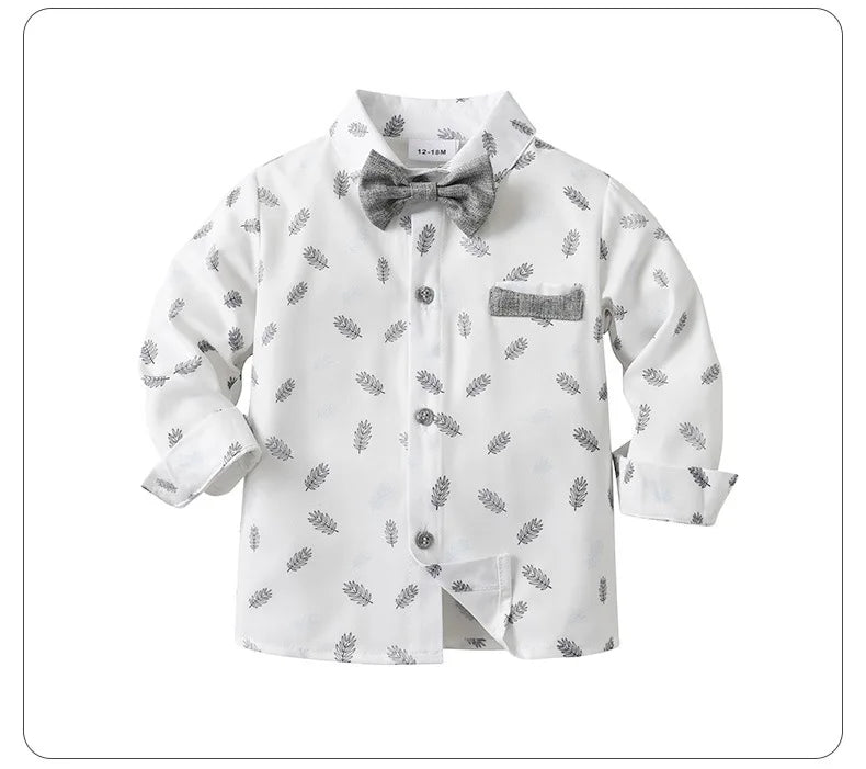 Boys Spring Autumn Clothes Children's Clothes Baby Overalls Small Suit 2-Piece Boy Suits New Born Infant Outfit Set Tops Pants