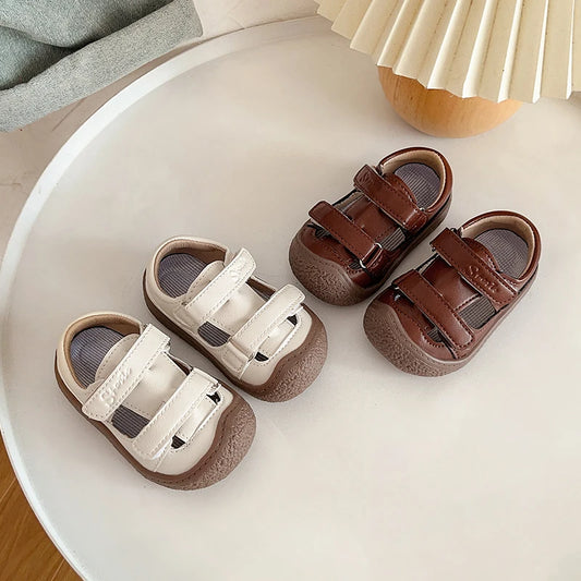 Boys Sport Sandals Non-slip Breathable Children Casual Sandals Soft Soled Anti Slip Baby First Walker Shoes Hollow Out