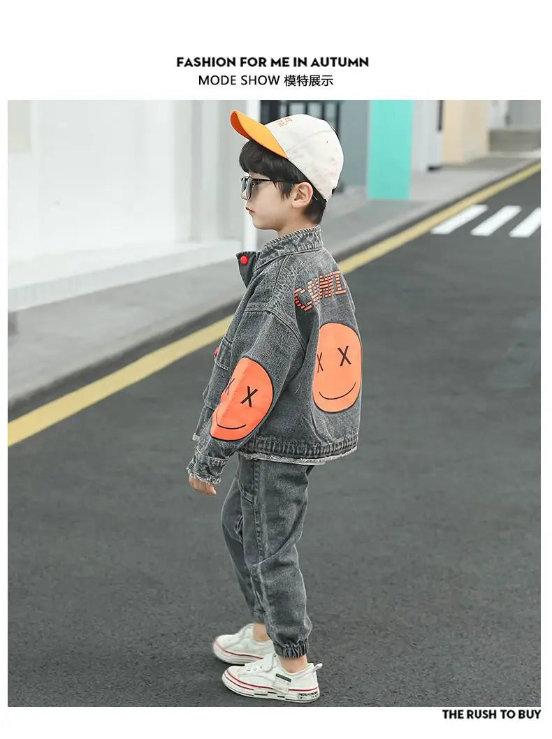 Boys Clothing Set Children Clothing Sets Kids Clothes Boy Suits For Boys Clothes Spring Autumn Kids demin Tracksuit 3-13 years