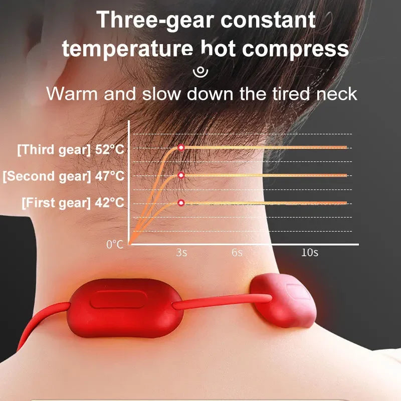 Xiaomi Youpin Smart Hanging Neck Massager Cervical Spine Back Massage Relax Relief Portable Hot Compress Neck Shoulder Protector