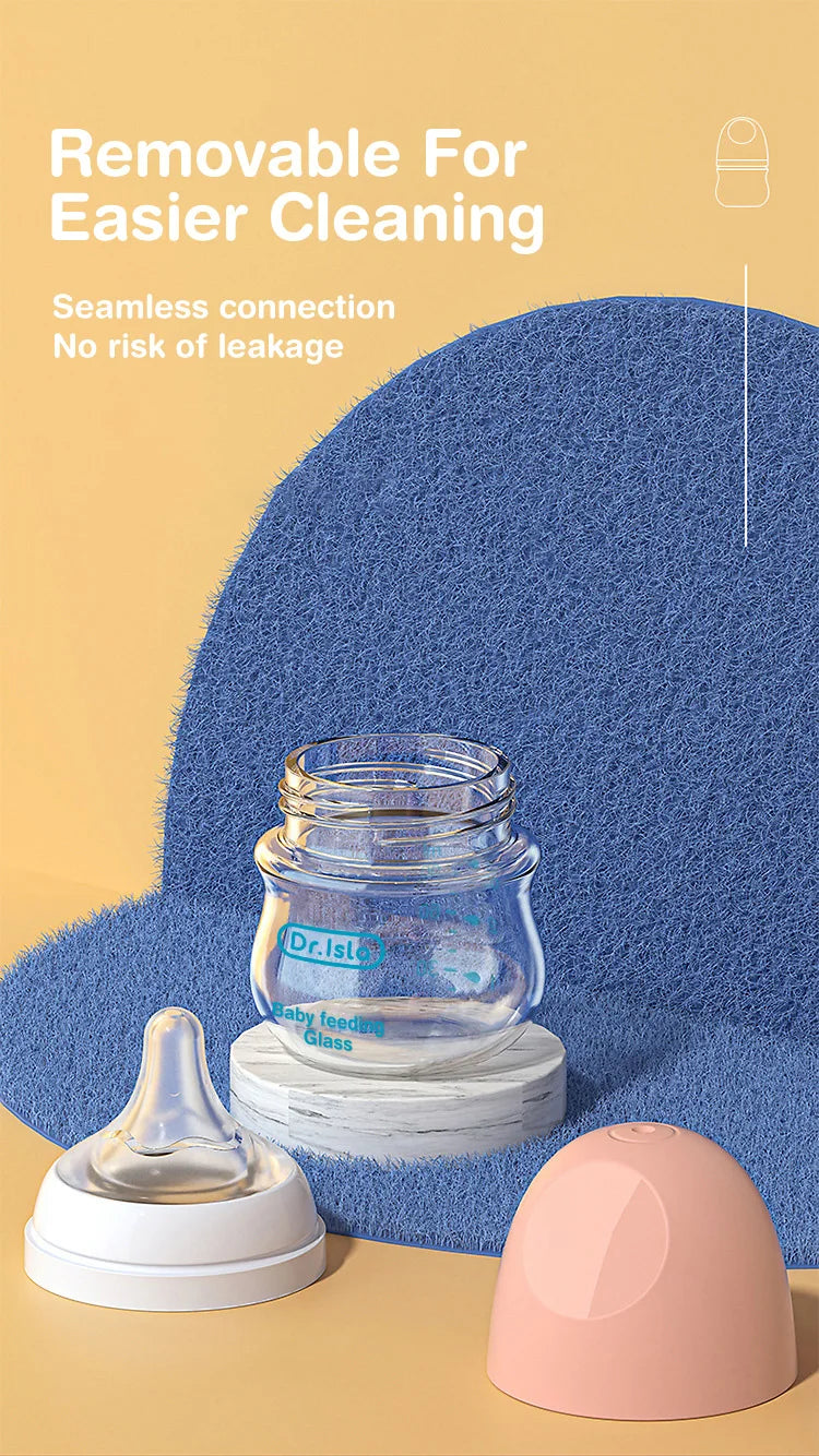 MAMIJOY Anti-Choke Baby Bottle Newborn Glass Bottles 90/160ML Anti-flatulence Milk Feeding Bottles Infant BPA Free 0-3 Month