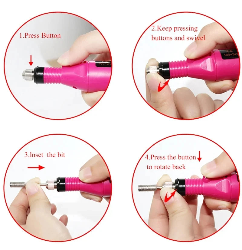 Gel Nail Polish Kit With UV Nail Lamp Electric Nail Drill Machine Soak OFF Gel Nail Kit Base&Top Coat Gel Polish Nail Tool Set