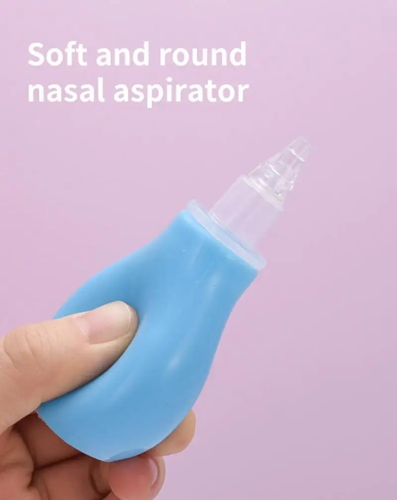 6Pcs Baby Care Kit+Storage Bag Nasal Aspirator Nail Scissors Hair Comb Brush Cleaning Tools Set Newborn Gift Kids Healthcare Kit