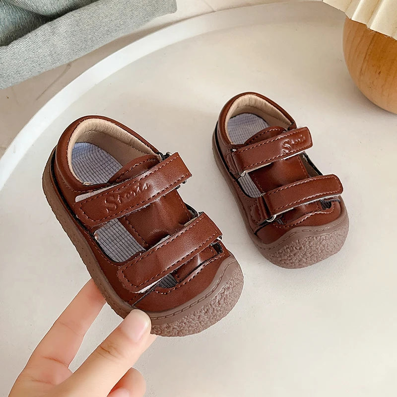 Boys Sport Sandals Non-slip Breathable Children Casual Sandals Soft Soled Anti Slip Baby First Walker Shoes Hollow Out