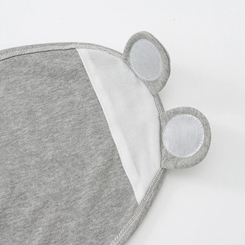 Muslin Newborn Sleeping Bag Hat Set Cotton Baby Swaddle Blanket Wrap Adjustable New Born Sleep Sack Infant Sleepwear 0-6M