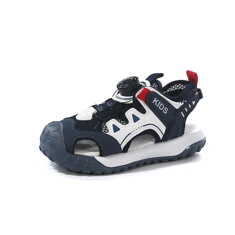 Boys' Sandals 2025 Summer New Children's Sports Beach Shoes Lightweight Anti slip Baotou Cool Dragging Girls' Sandals Trendy