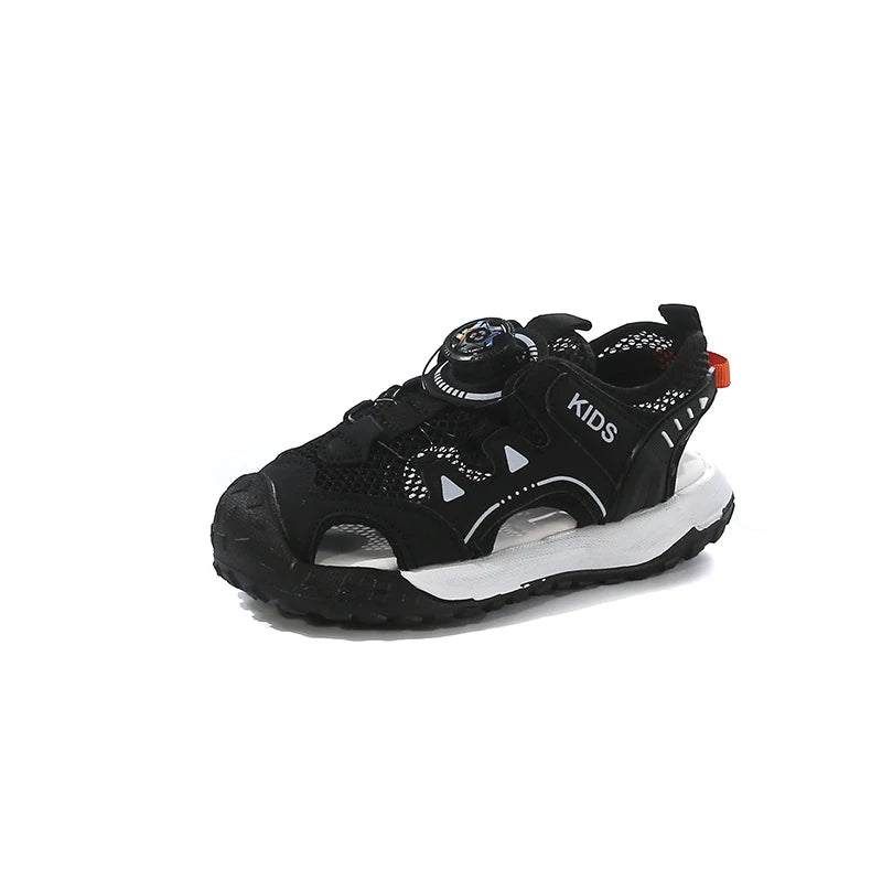 Boys' Sandals 2025 Summer New Children's Sports Beach Shoes Lightweight Anti slip Baotou Cool Dragging Girls' Sandals Trendy