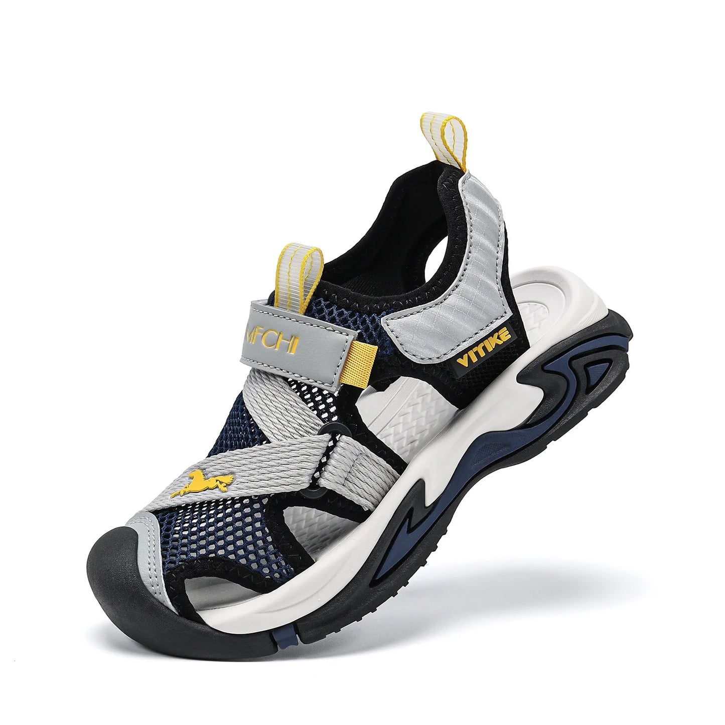 Kids Beach Sandals for Boys New Summer Boy Shoes Closed Toe Safty Shoes Children Sandals