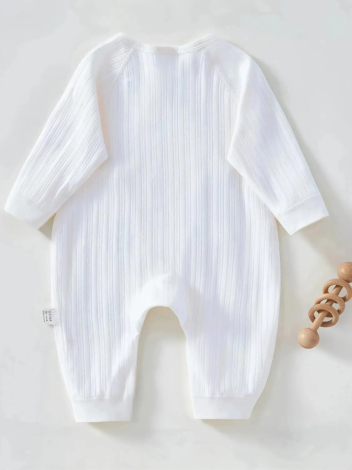 Boys Girls One Piece Outfit  100% Cotton Newborn Baby Long Sleeve Romper Infant Solid Knitting Thin Jumpsuit For Seasons