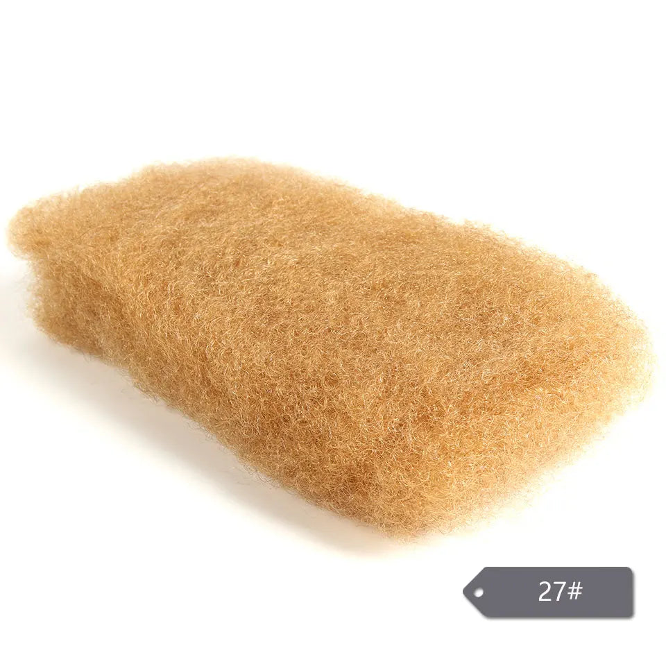 QVR Malaysia Remy Afro kinky Curly Bulk Human Hair For Braiding Dreadlock Extension Loc Repair Twist 50g/pc Natural Braids Hair