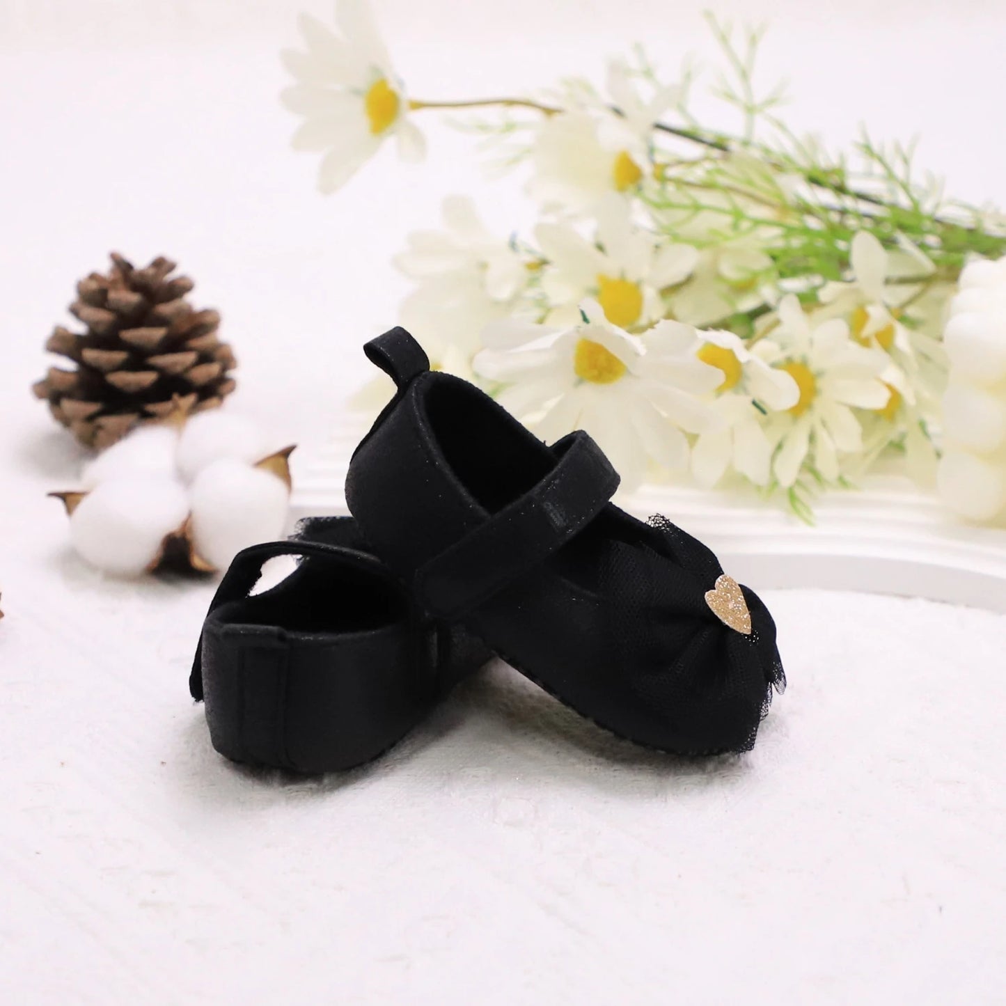 Baby Step Shoes Baby's First Pair of Toddler Shoes Baby Shoes Breathable Non-slip Girls Fashion Shoes Princess Lace Style