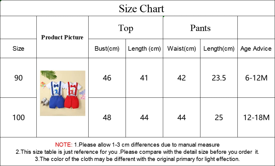 Baby Boys  Outfits Sets Balloon Lette  Bodysuit and Y-back Suspender Shorts  Baby Clothes