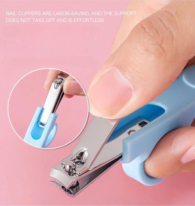 Baby Care and Cleaning 6-piece Nail Clipper Combination Set baby Safety Comb Brush Gift Box Wholesale New Born Baby Essentials