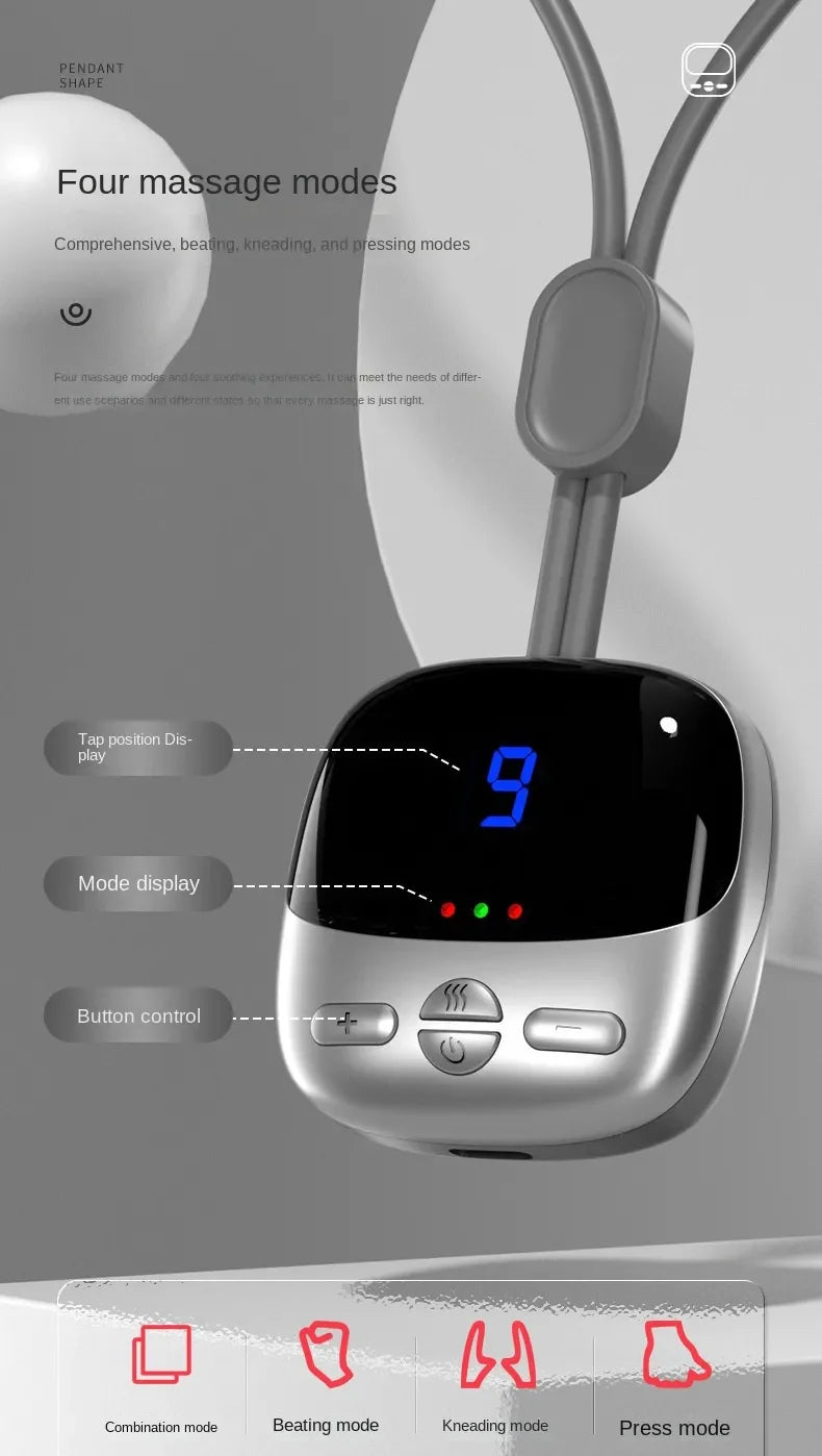 Xiaomi Youpin Smart Hanging Neck Massager Cervical Spine Back Massage Relax Relief Portable Hot Compress Neck Shoulder Protector