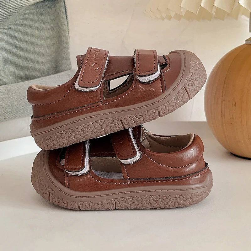 Boys Sport Sandals Non-slip Breathable Children Casual Sandals Soft Soled Anti Slip Baby First Walker Shoes Hollow Out