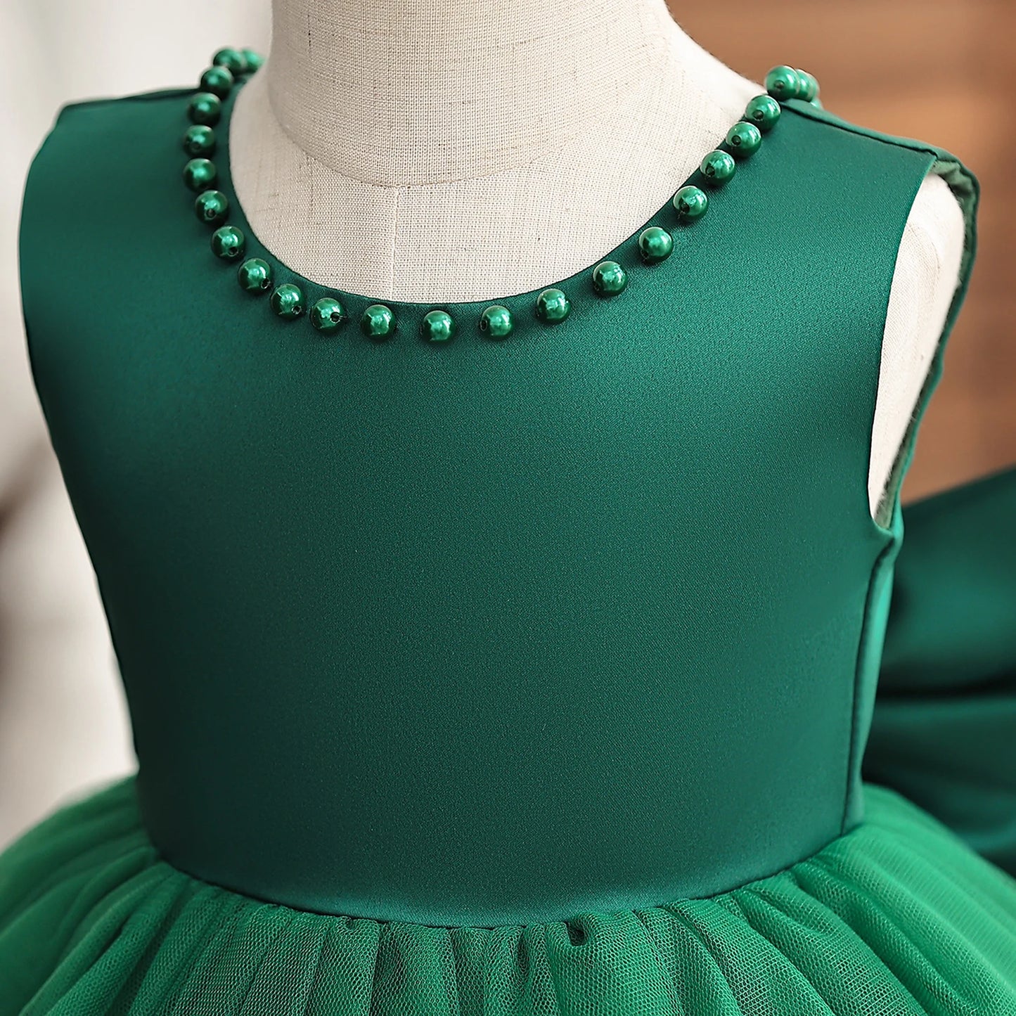 Toddler Baby Girls Lace Dresses Embroidery Elegant Christmas Princess Dresses for 1-5 Yrs Newborn Infant Outfits Green Christmas