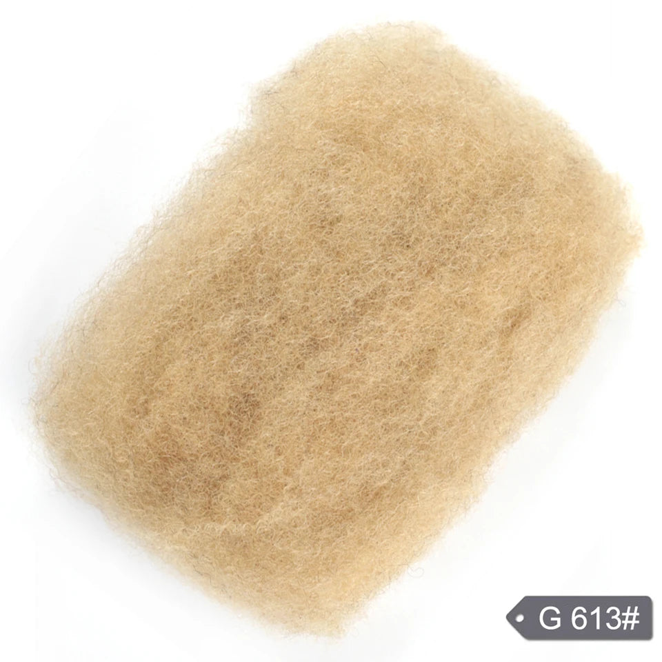 QVR Malaysia Remy Afro kinky Curly Bulk Human Hair For Braiding Dreadlock Extension Loc Repair Twist 50g/pc Natural Braids Hair