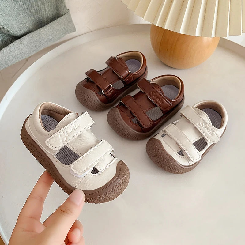 Boys Sport Sandals Non-slip Breathable Children Casual Sandals Soft Soled Anti Slip Baby First Walker Shoes Hollow Out