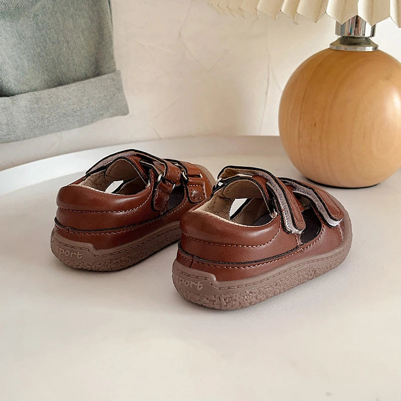 Boys Sport Sandals Non-slip Breathable Children Casual Sandals Soft Soled Anti Slip Baby First Walker Shoes Hollow Out