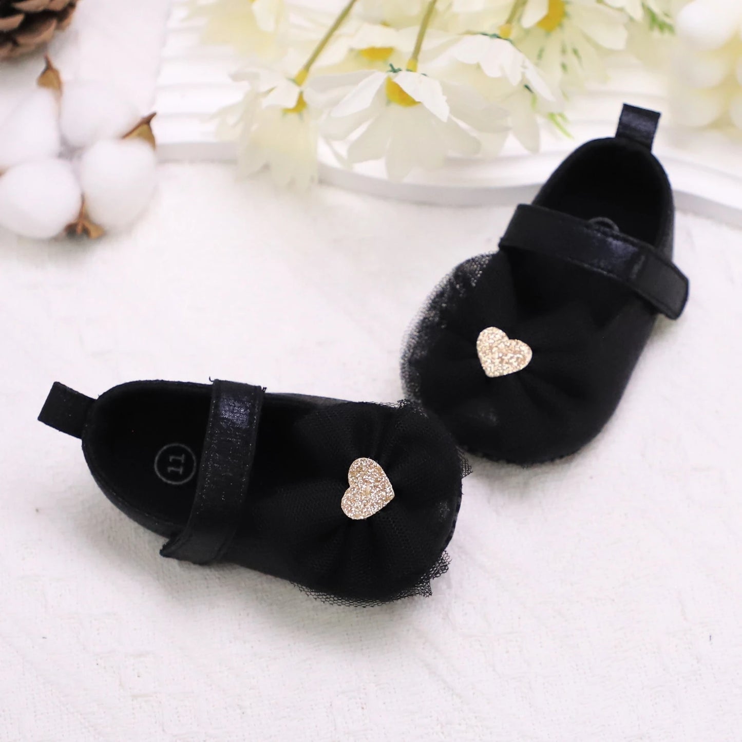 Baby Step Shoes Baby's First Pair of Toddler Shoes Baby Shoes Breathable Non-slip Girls Fashion Shoes Princess Lace Style