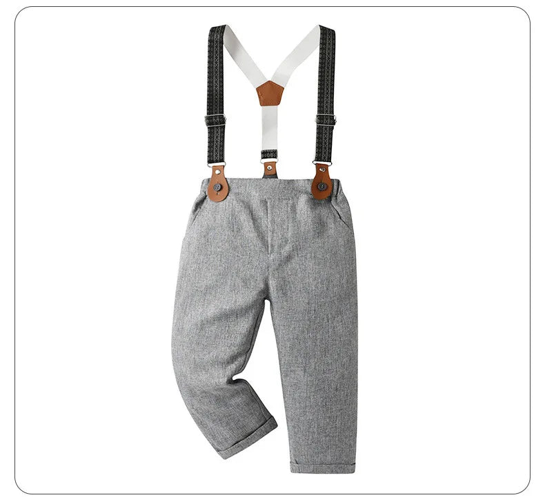 Boys Spring Autumn Clothes Children's Clothes Baby Overalls Small Suit 2-Piece Boy Suits New Born Infant Outfit Set Tops Pants