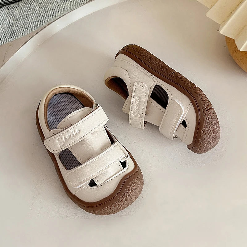 Boys Sport Sandals Non-slip Breathable Children Casual Sandals Soft Soled Anti Slip Baby First Walker Shoes Hollow Out