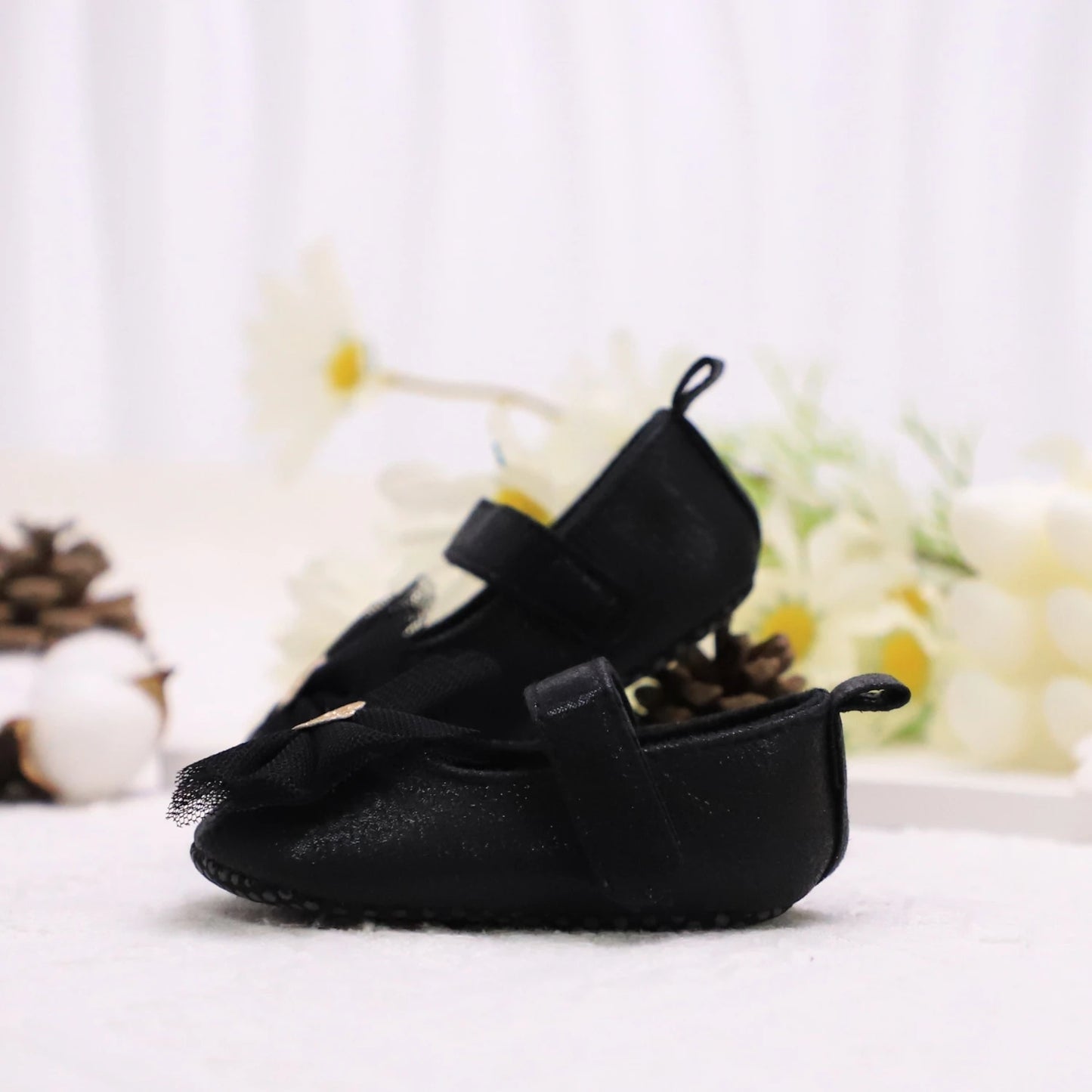 Baby Step Shoes Baby's First Pair of Toddler Shoes Baby Shoes Breathable Non-slip Girls Fashion Shoes Princess Lace Style