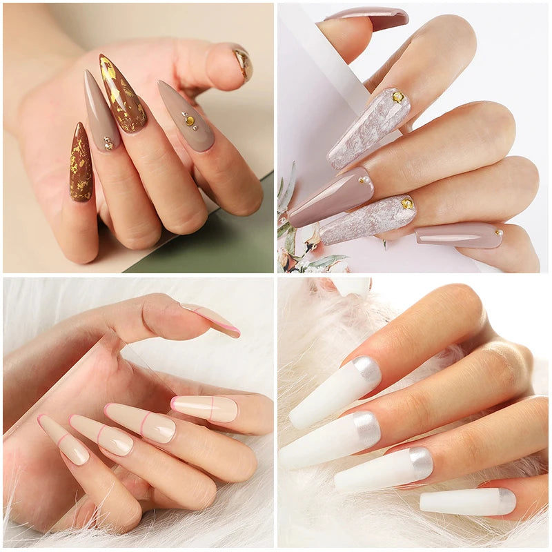 Gel Nail Polish Kit With UV Nail Lamp Electric Nail Drill Machine Soak OFF Gel Nail Kit Base&Top Coat Gel Polish Nail Tool Set