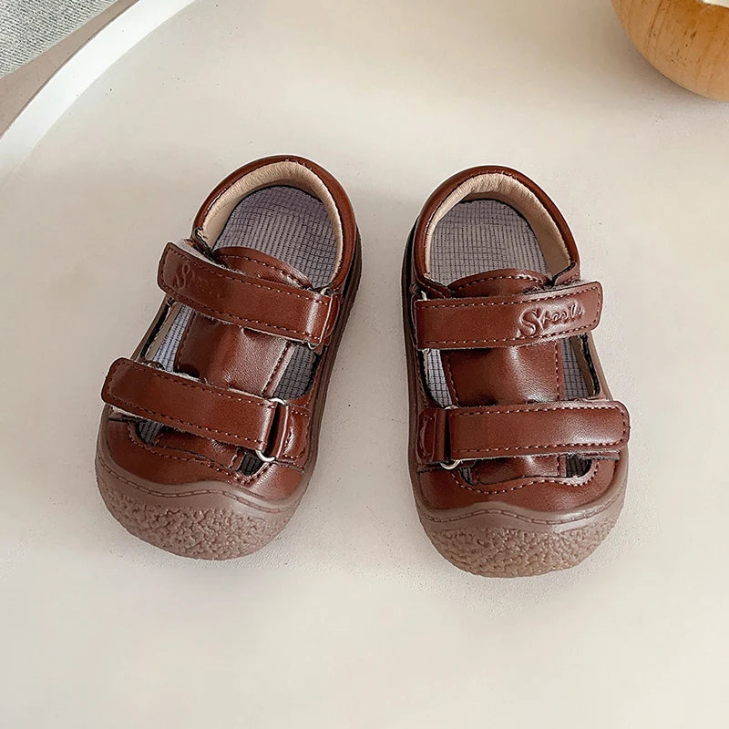 Boys Sport Sandals Non-slip Breathable Children Casual Sandals Soft Soled Anti Slip Baby First Walker Shoes Hollow Out