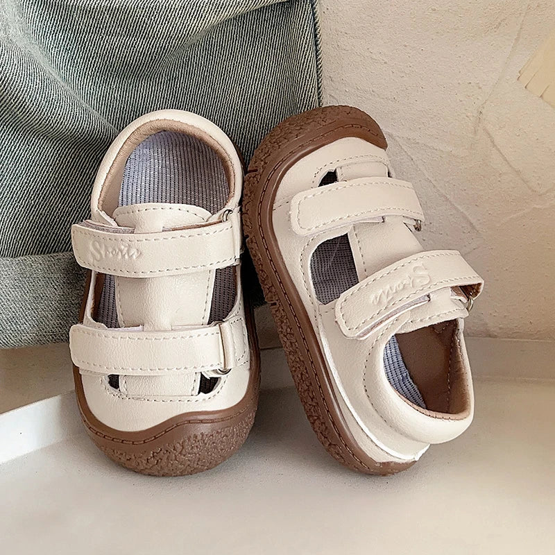 Boys Sport Sandals Non-slip Breathable Children Casual Sandals Soft Soled Anti Slip Baby First Walker Shoes Hollow Out