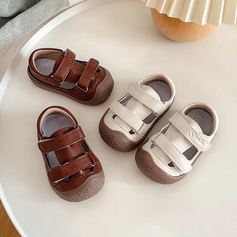 Boys Sport Sandals Non-slip Breathable Children Casual Sandals Soft Soled Anti Slip Baby First Walker Shoes Hollow Out